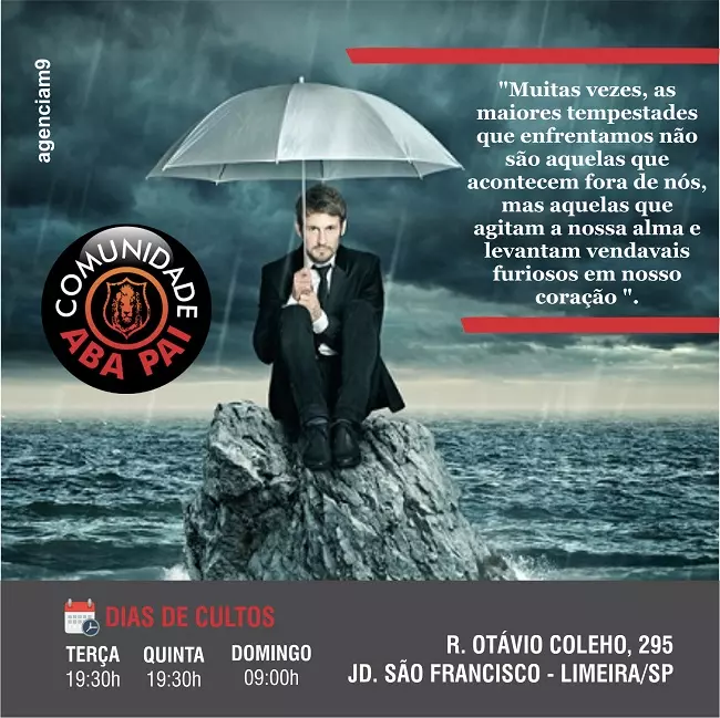 Arte criada para Campanha de Paz na Alma Igreja Comunidade Aba Pai
