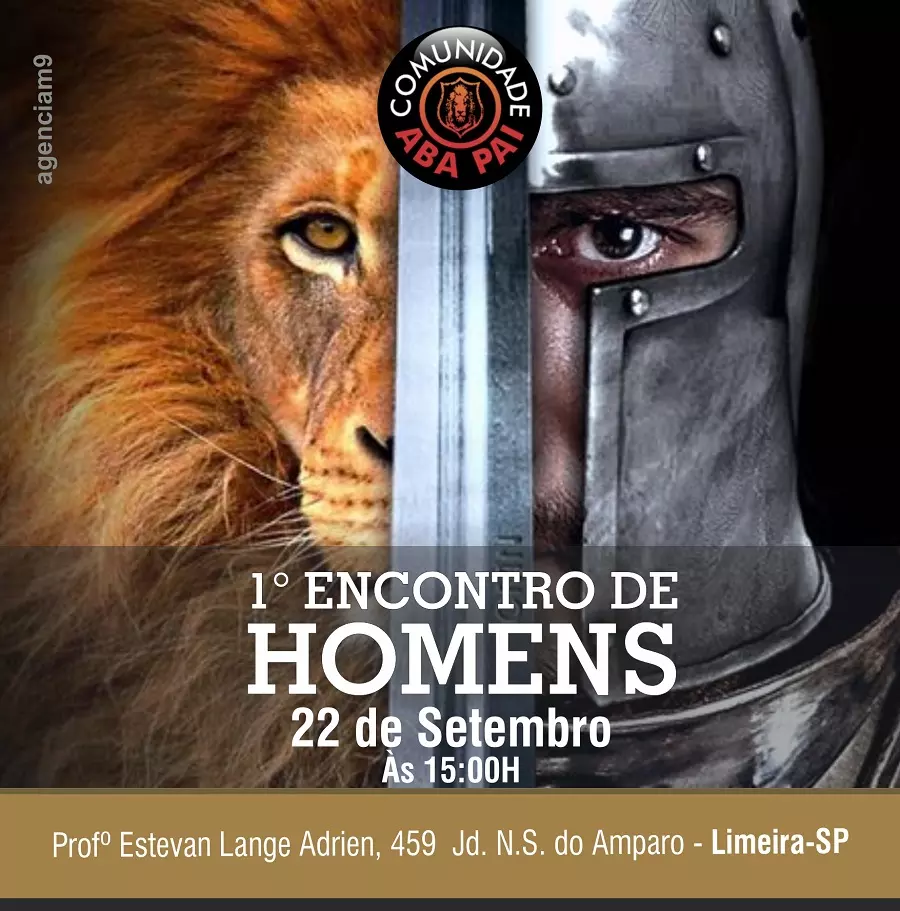 Arte criada para encontro de Homens de igreja evangélica 1
