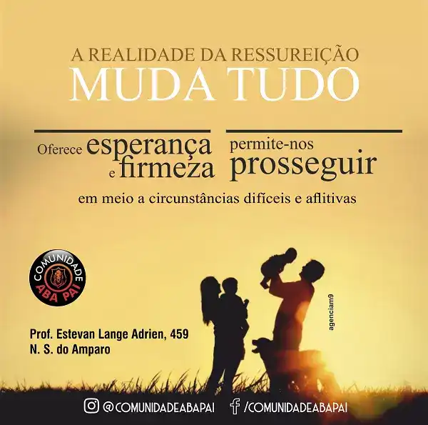 Arte sobre o poder da fé em Cristo criado para Igreja Evangélica
