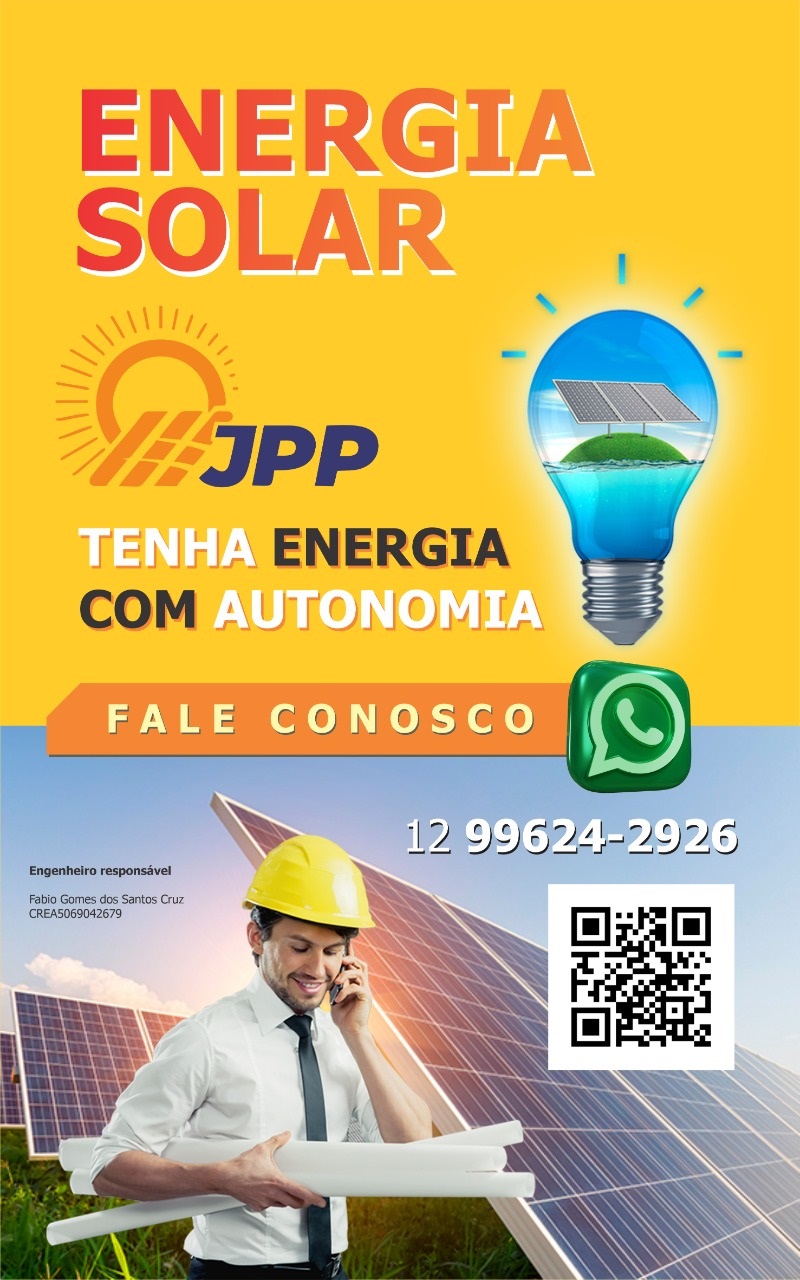 
Banner Cartaz sobre Energia Solar autonomia em Energia Fotovoltaíca




