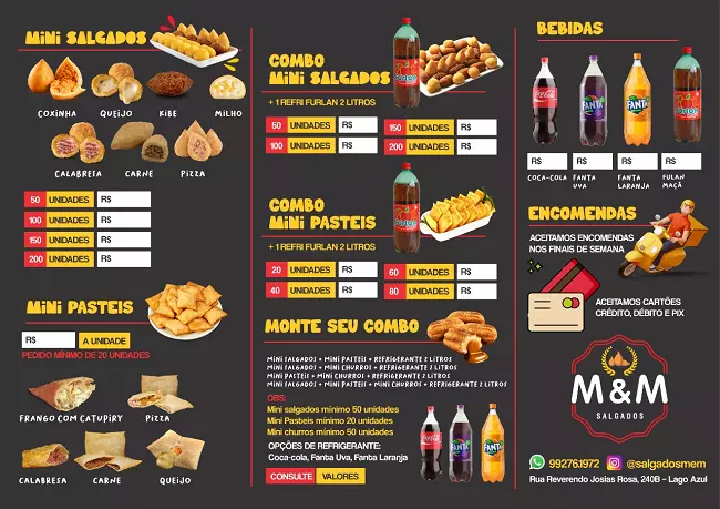 
Cardápio Mini Salgado



