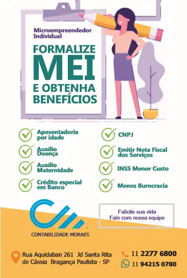 Cartaz Abertura de MEI Microempreendedor Individual
