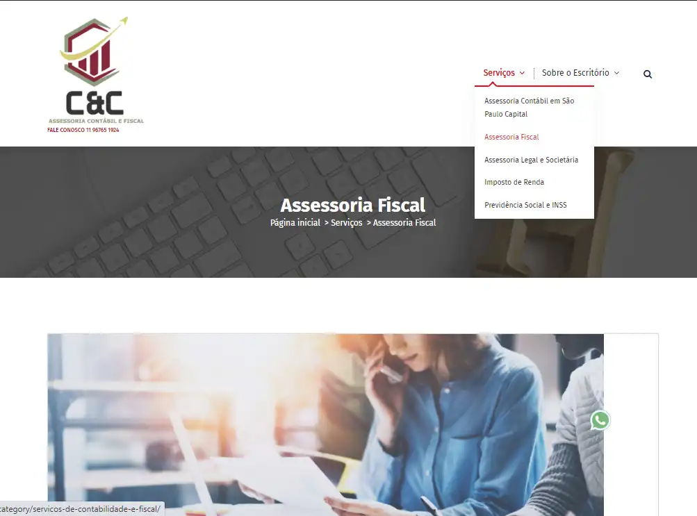 Criação Desenvolvimento Site Assessoria Contábil
