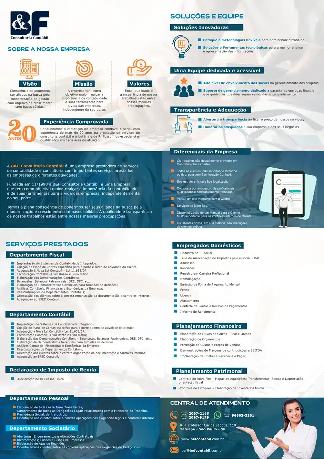 Folheto Escritório de Contabilidade para Empresas
