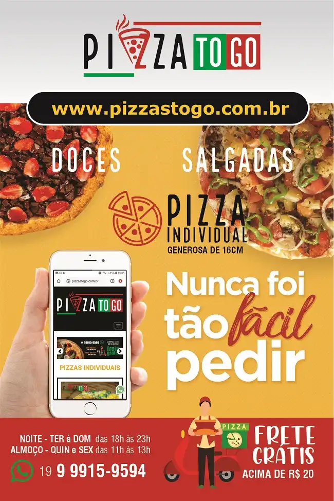 Folhetos de Pizzas Individuais
