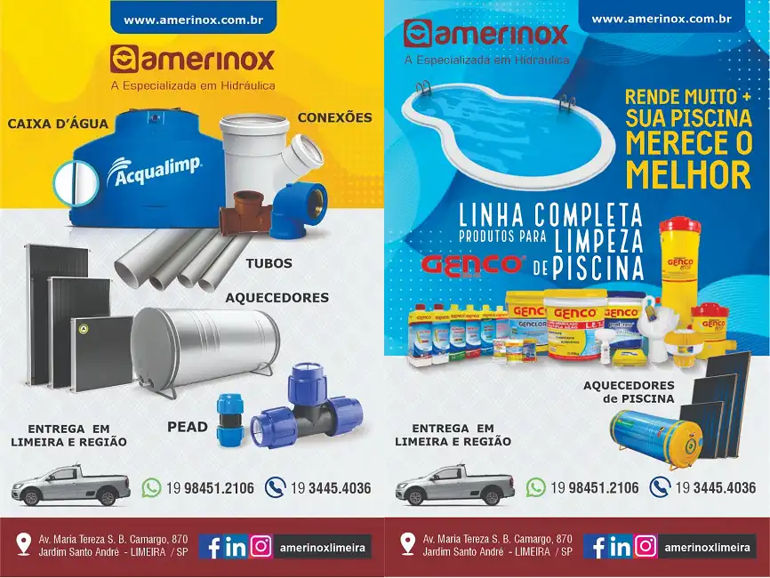 Layout Folheto Panfleto Loja de Material Hidráulico
