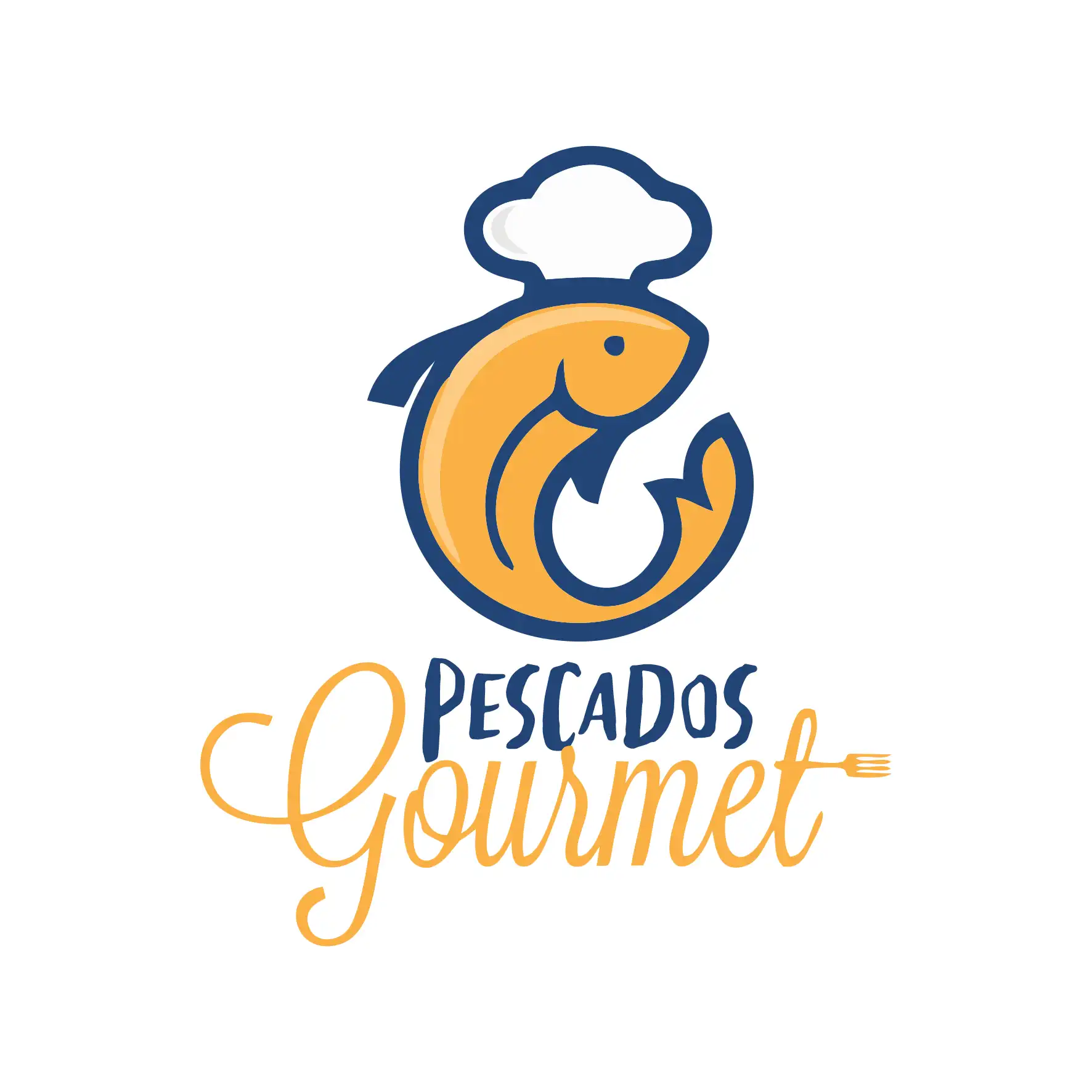 Logomarca Logotipo para Pescados Gourmet
