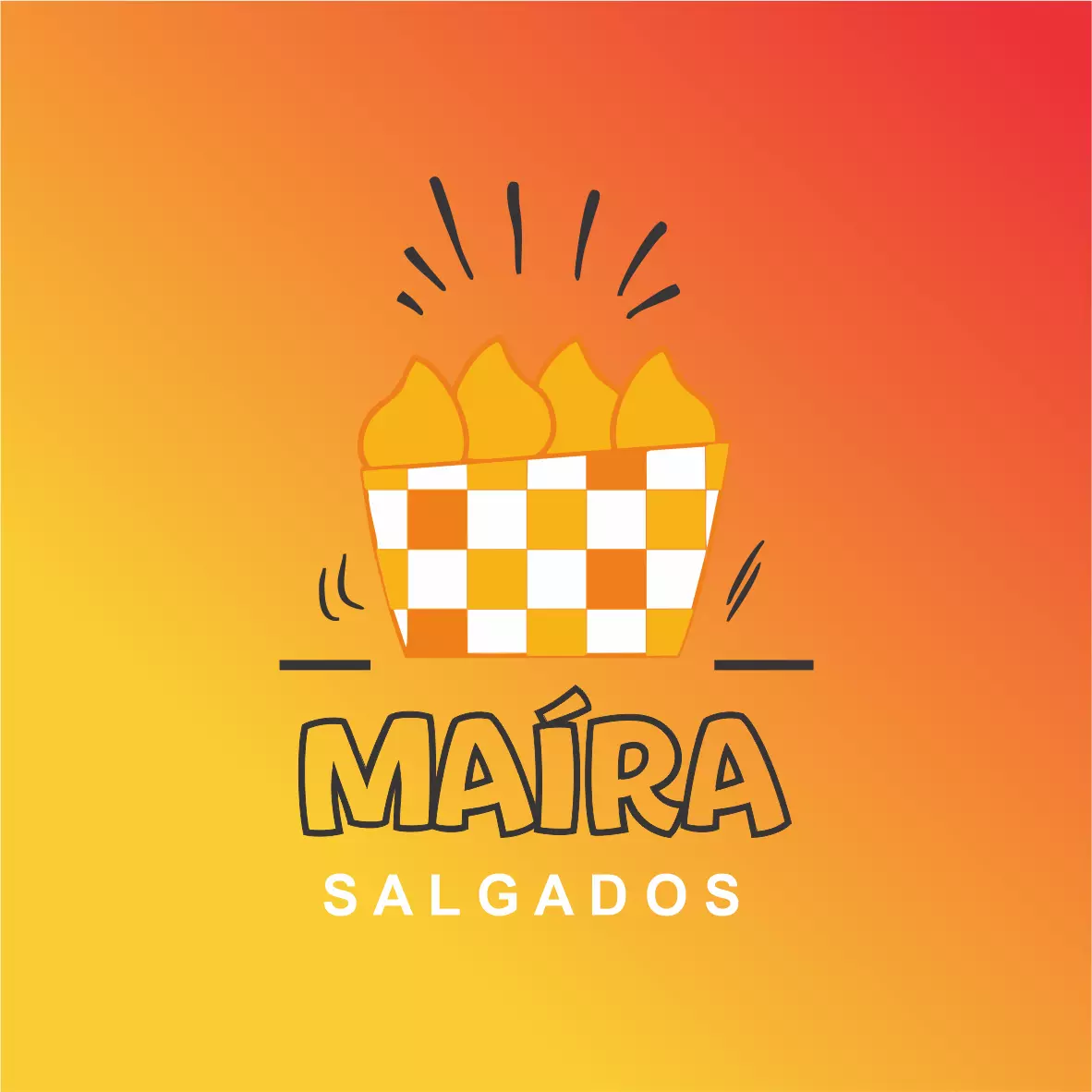 
Logomarca Salgaderia Logotipo para Salgados



