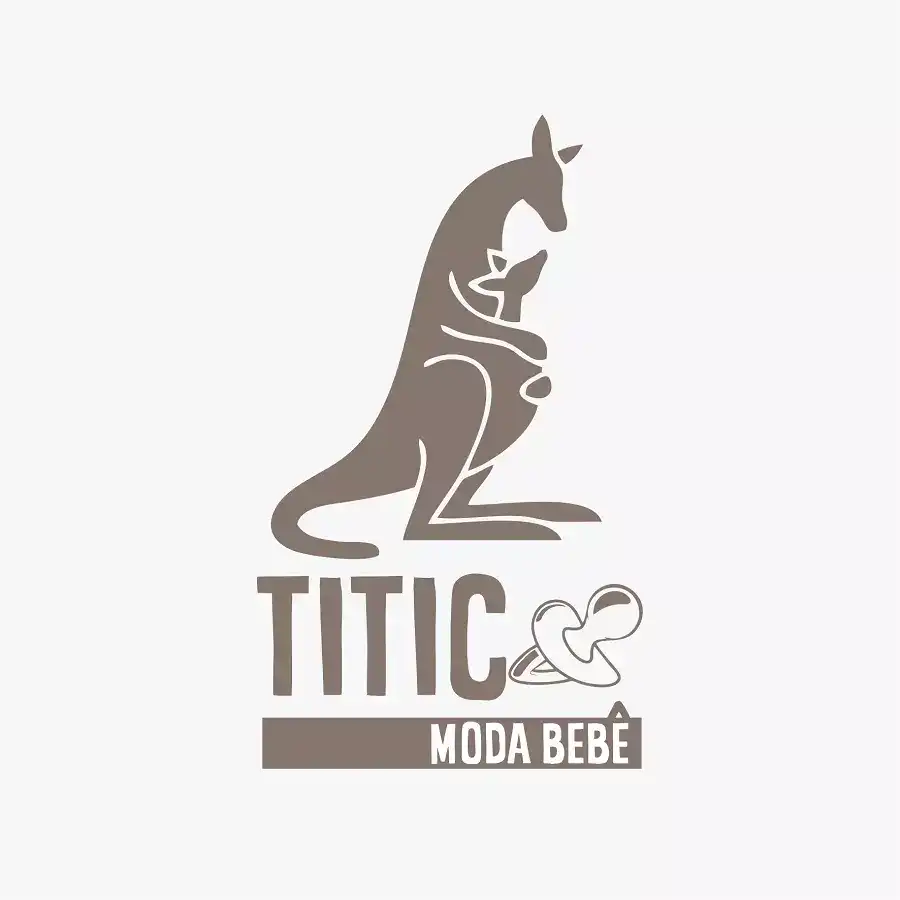 Logotipo Criado para Marca de Moda Bebê Titico
