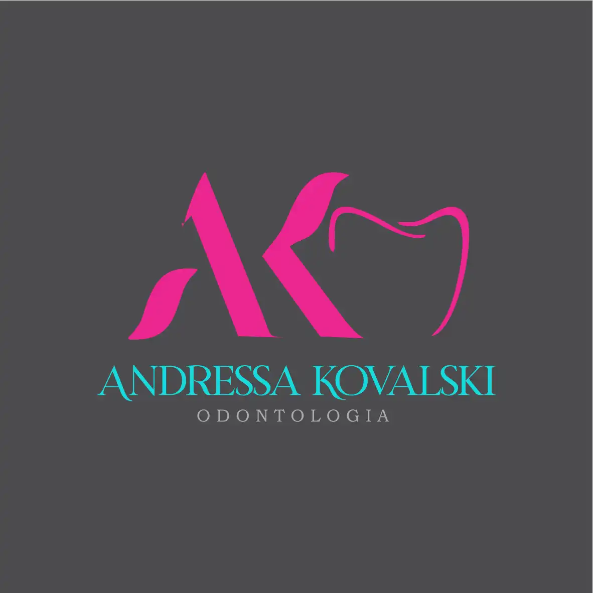 Logotipo Logomarca Clínica de Odontologia
