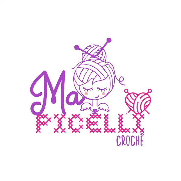 Logotipo Logomarca Croche e Costura Artesanal
