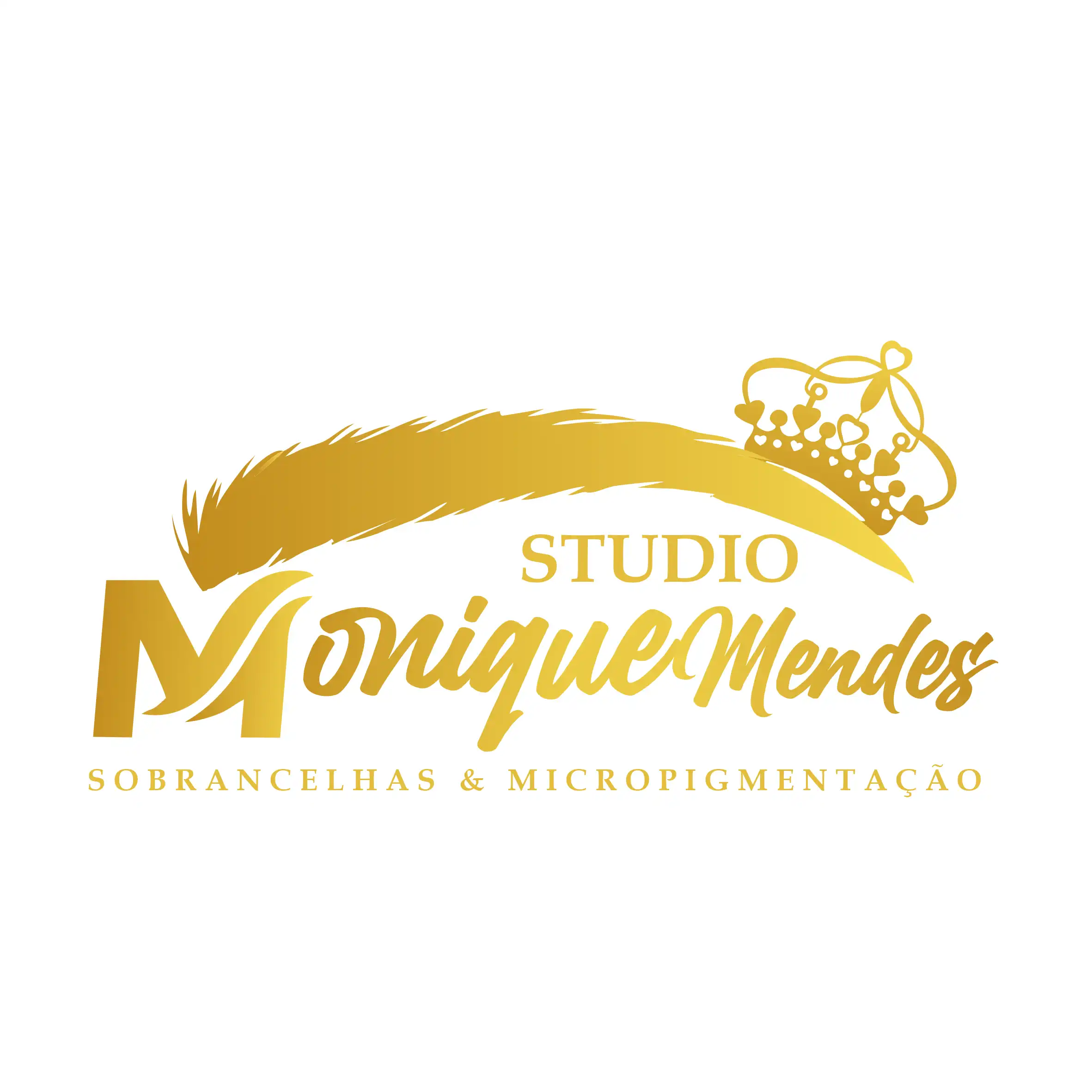 Logotipo Logomarca Estúdio de Sobrancelhas e Micropigmentação
