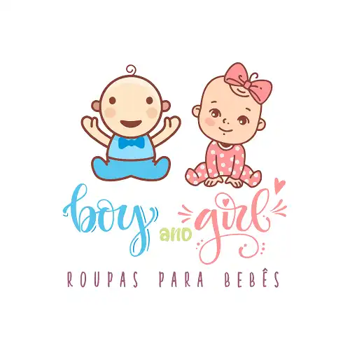 Logotipo Logomarca Roupas para Bebês
