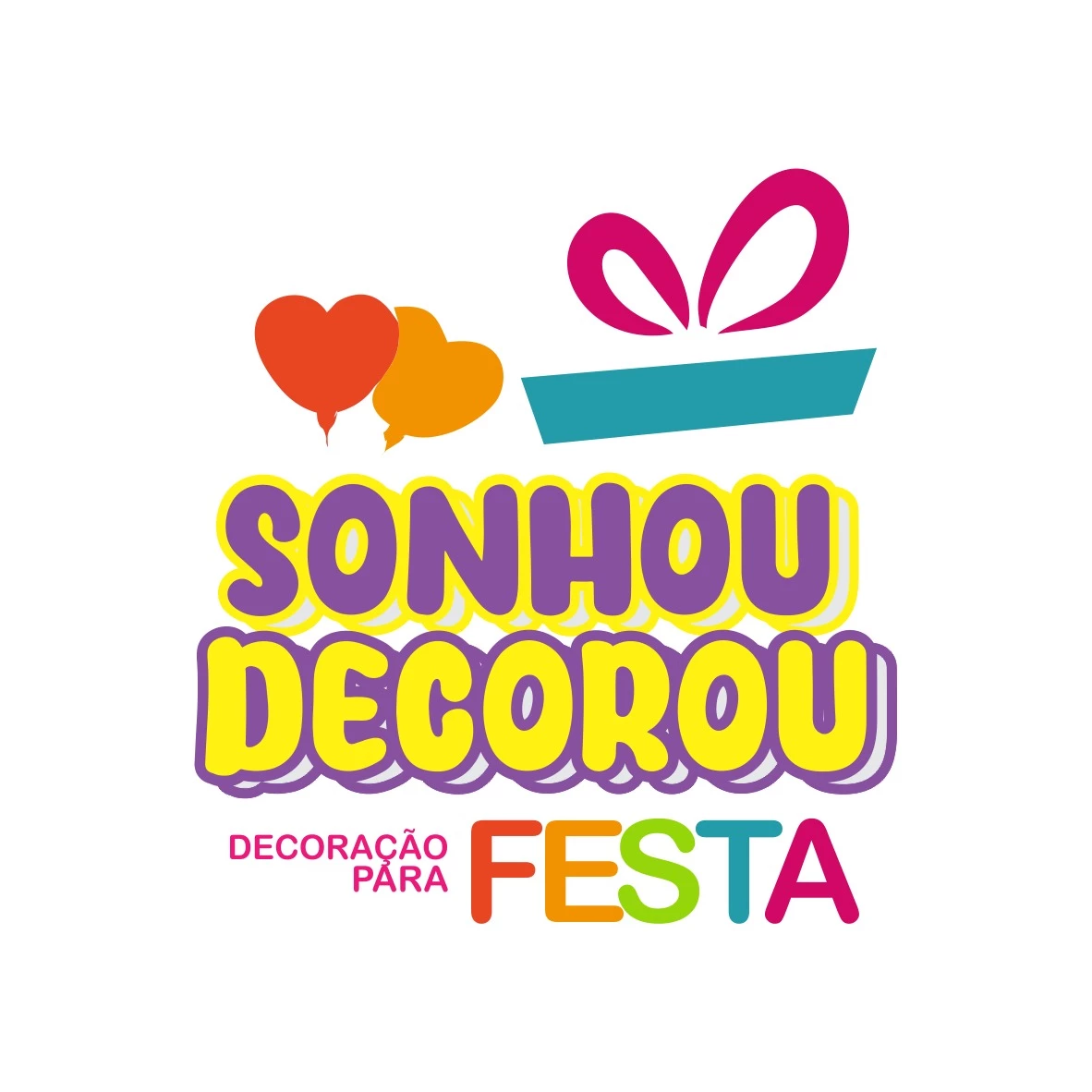 
Logotipo Logomarca Serviço de Decoração para Festas



