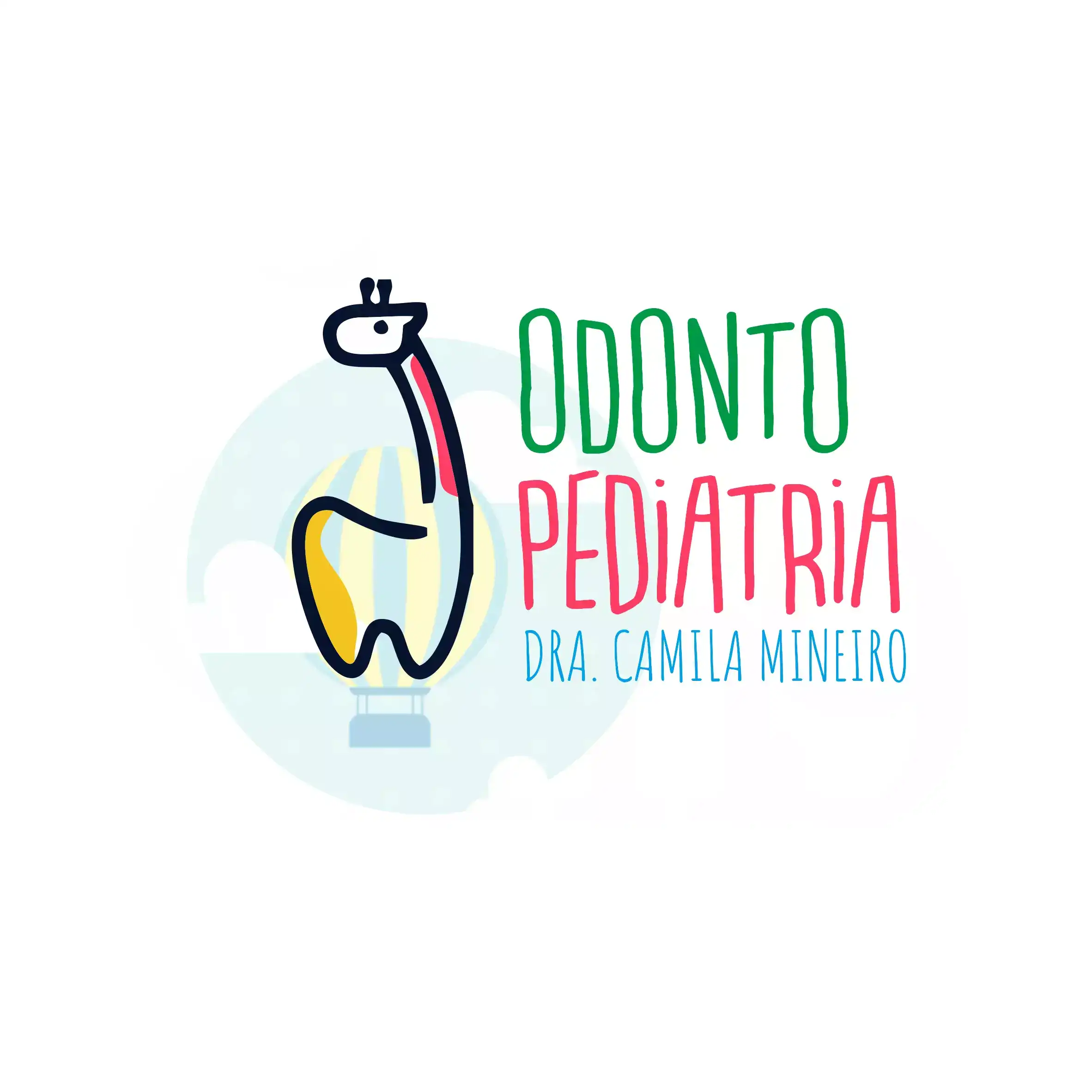 Logotipo e Logomarca Odontopediatria Dentista de Criança