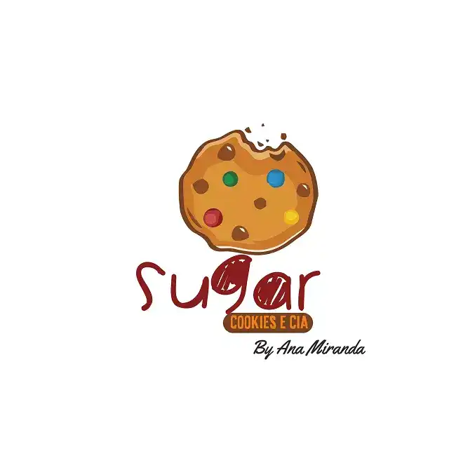 Logotipo criado para Confeitaria de Cookies e Doces Ana Miranda
