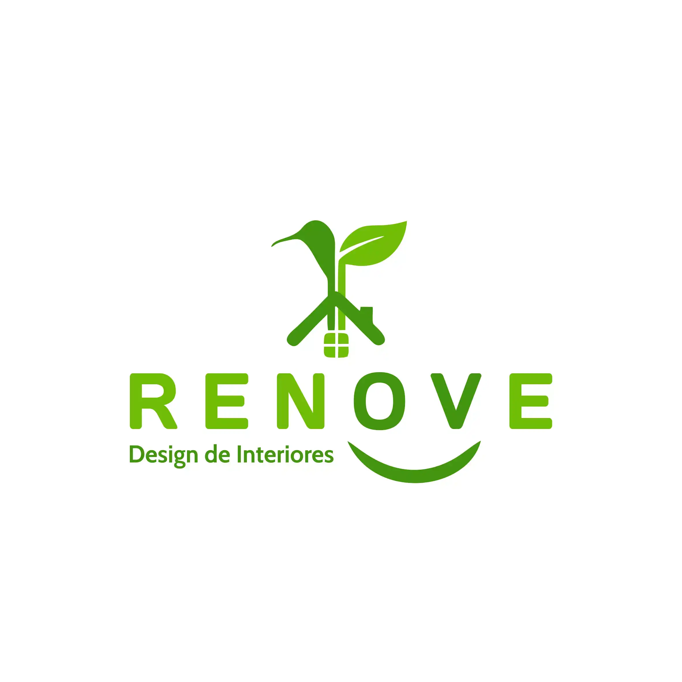 Logotipo criado para Design de Interior com conceito Ecológico
