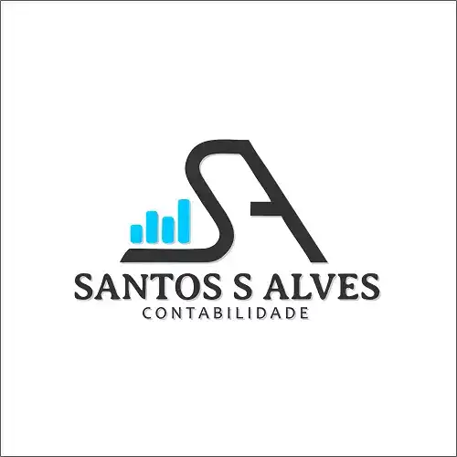 Logotipo criado para Escritório de Contabilidade Santos S Alves
