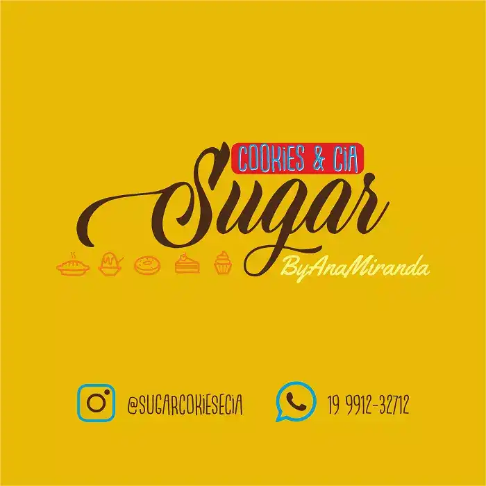 Logotipo de Doceria criado para Profissional de Confecção de Docinhos e Bolos
