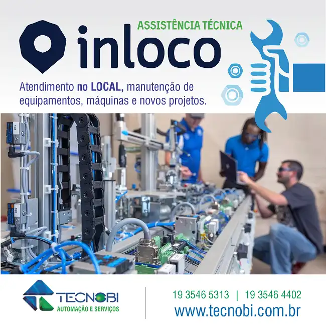 Propaganda Assistência Técnica para Equipamentos de Automação Industrial
