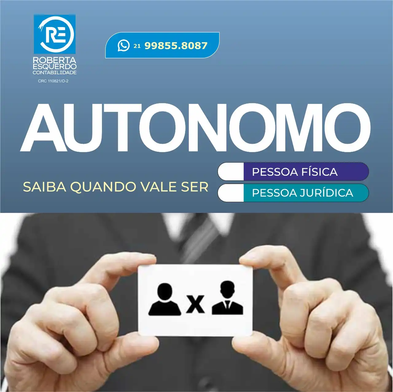 
Propaganda Autonomo quando ser Pessoa Física e quando ser Pessoa Jurídica



