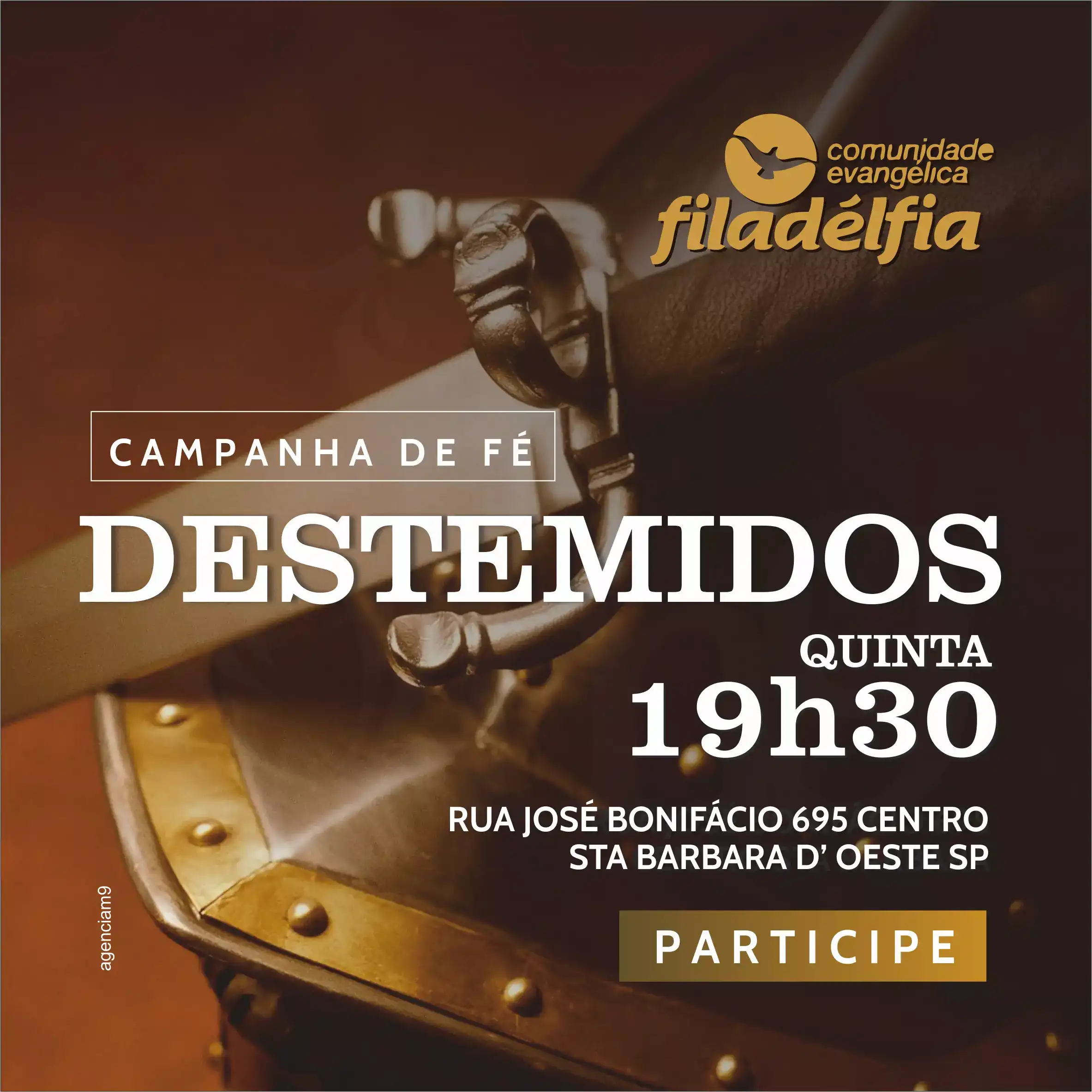 
Propaganda Campanha de Fé Destemidos Filadélfia



