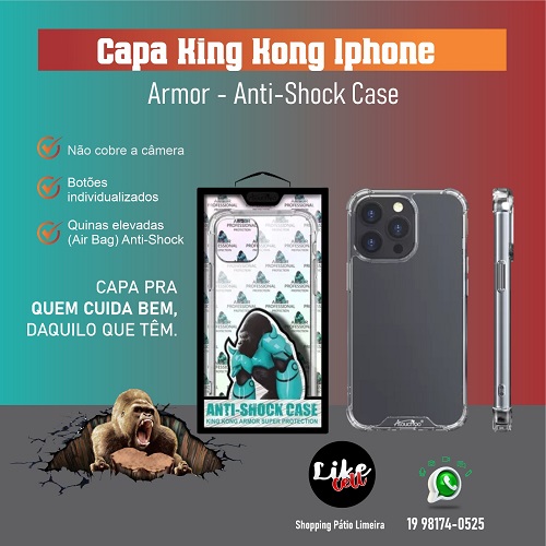 
Propaganda Capa King Kong Iphone feita para Loja de Celular



