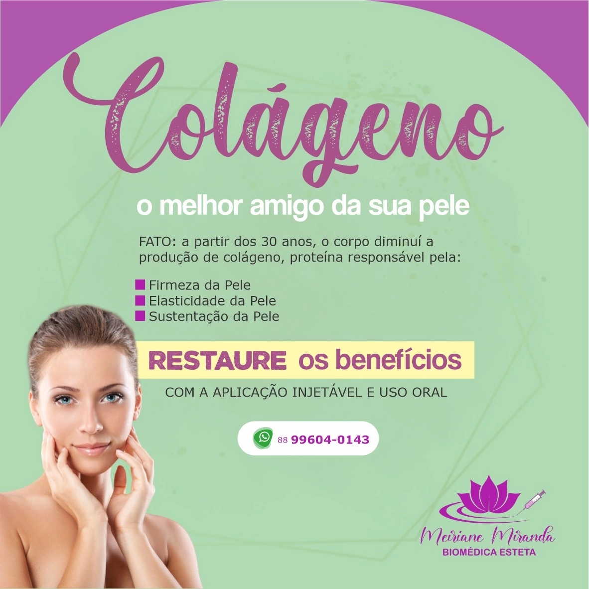 
Propaganda Colágeno Estética Facial



