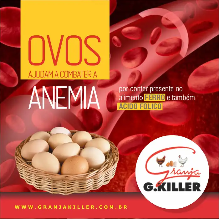 Propaganda Combate à Anemia com consumo de Ovos
