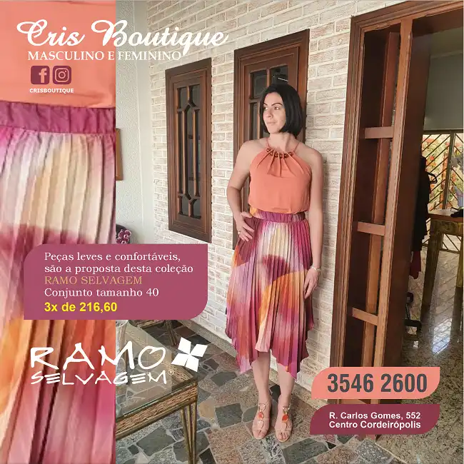 Propaganda Conjunto Ramo Selvagem
