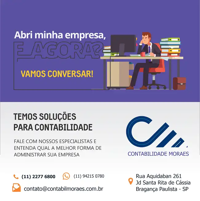 Propaganda Contabilidade para Empresa Nova
