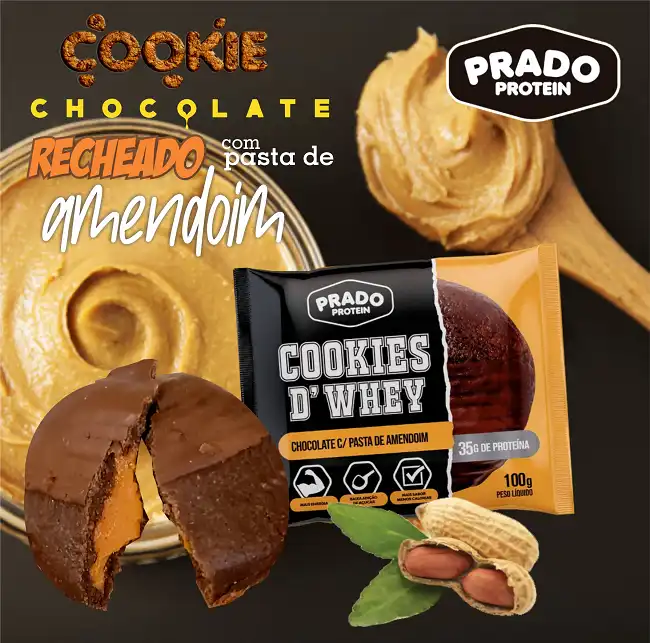 Propaganda Cookie de Whey Amendoim
