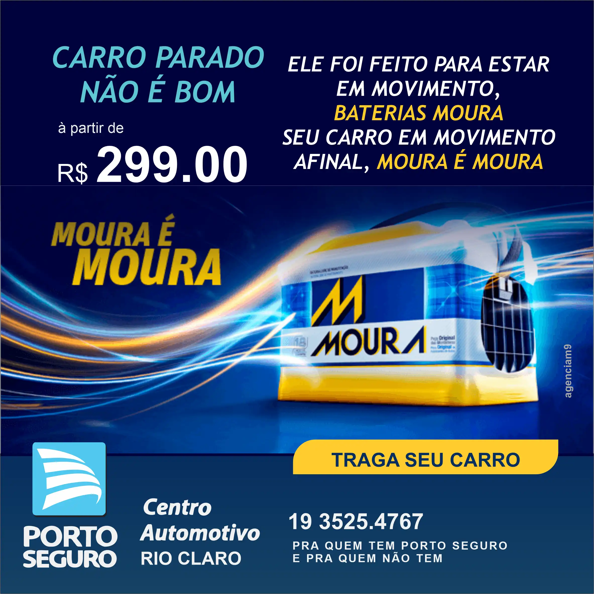 
Propaganda Criativa sobre Troca de Bateria de Carro para Centro Automotivo Oficina Mecânica



