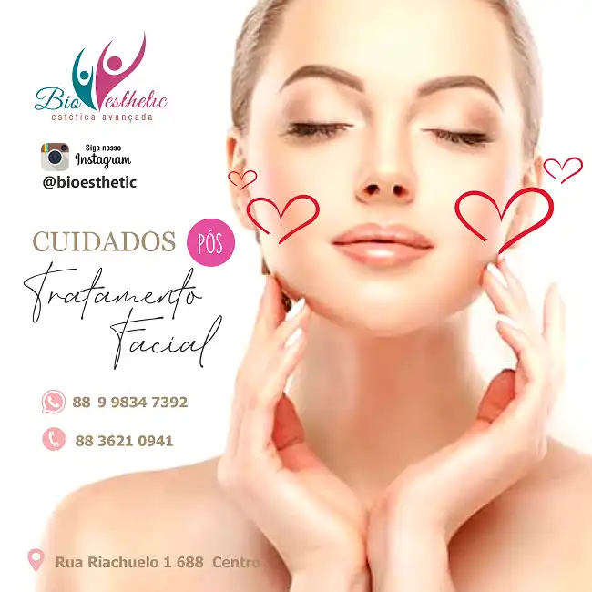 Propaganda Cuidados Pós Tratamento Facial
