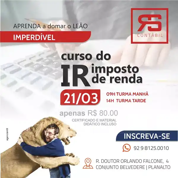 
Propaganda Curso de Imposto de Renda



