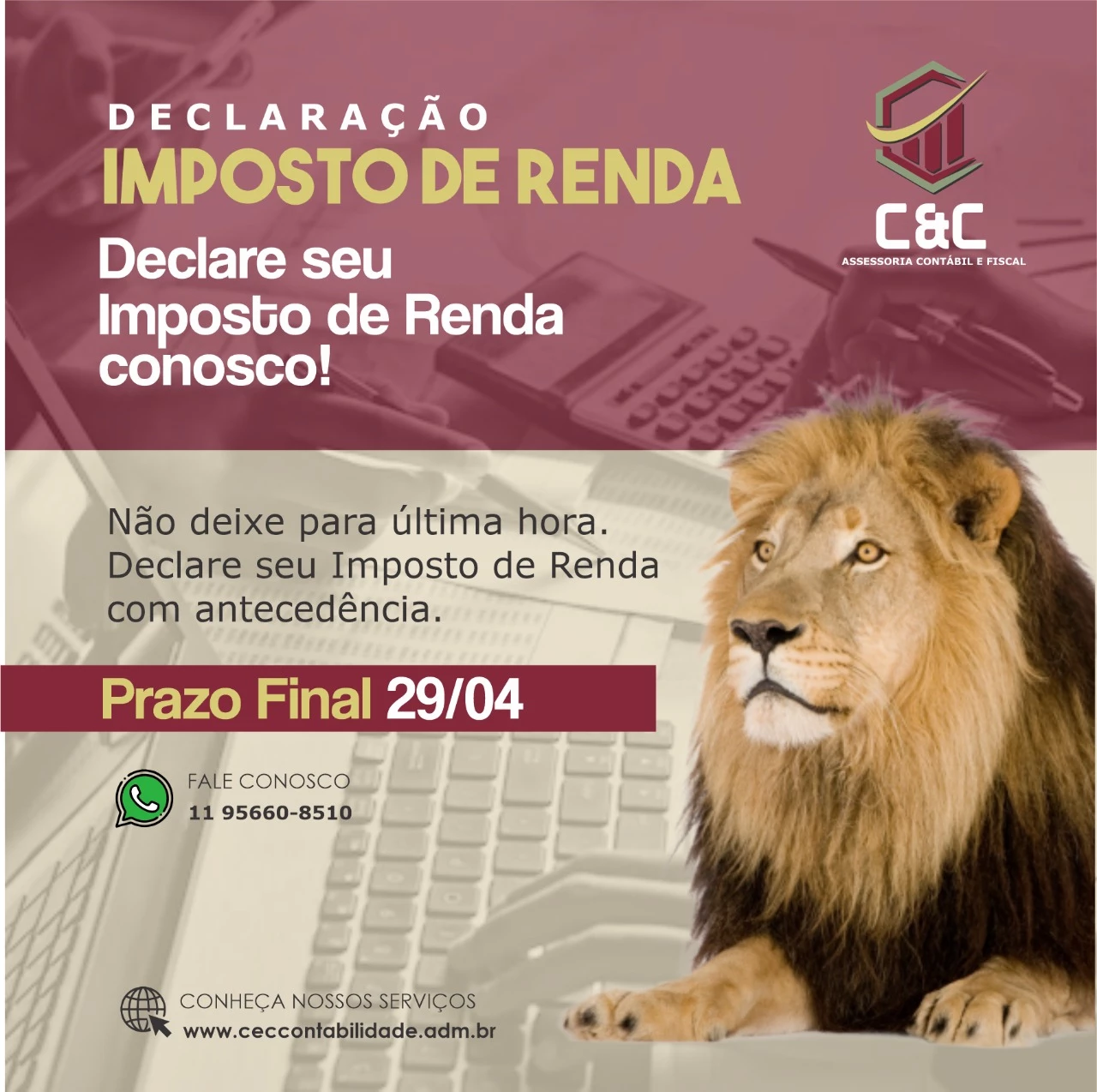 
Propaganda Declaração de Imposto de Renda Prazo



