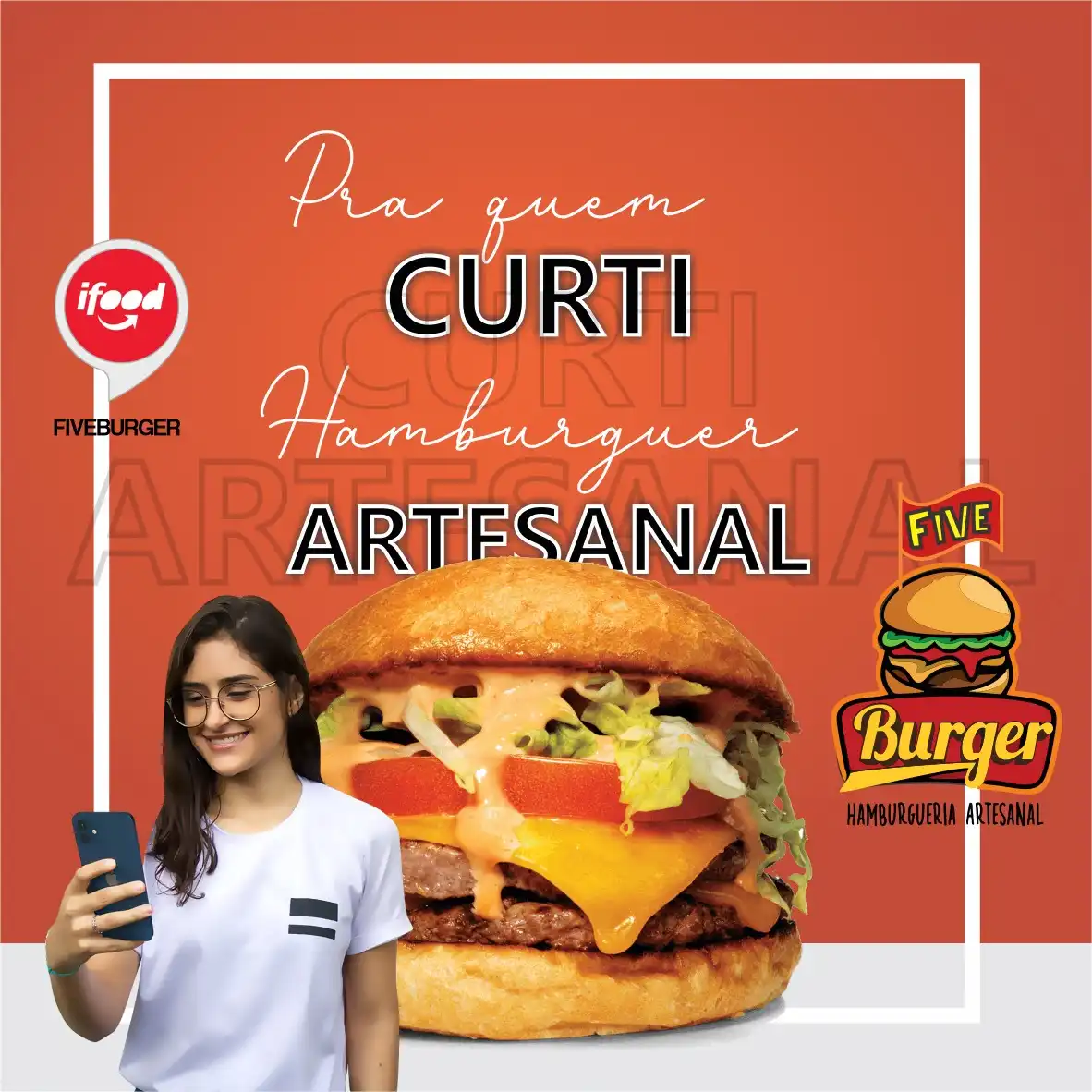 
Propaganda Delivery Hamburguer Artesanal via Ifood



