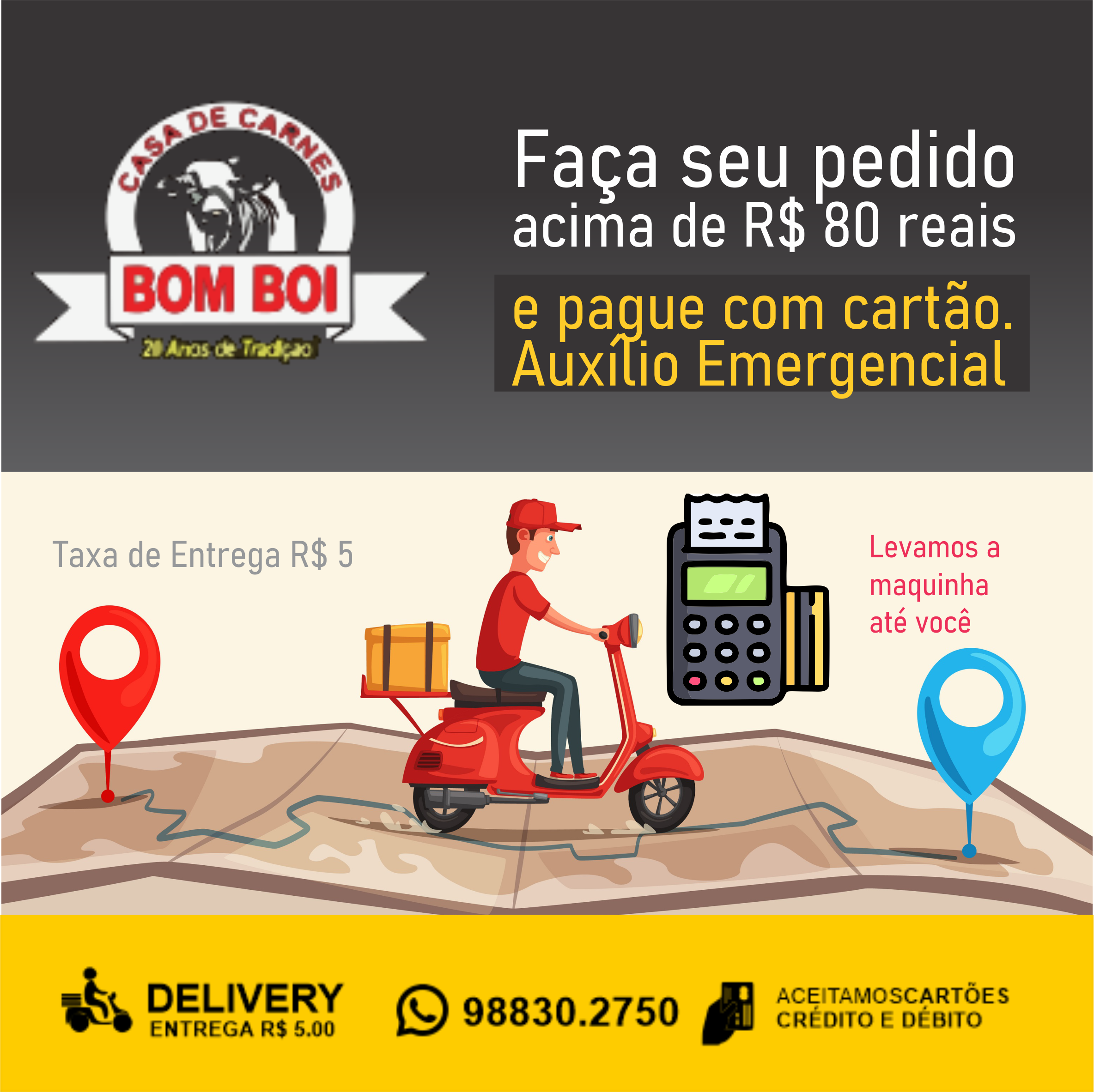 Propaganda Delivery de Açougue
