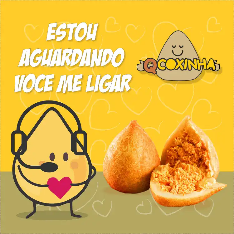 Propaganda Delivery de Coxinha de Frango
