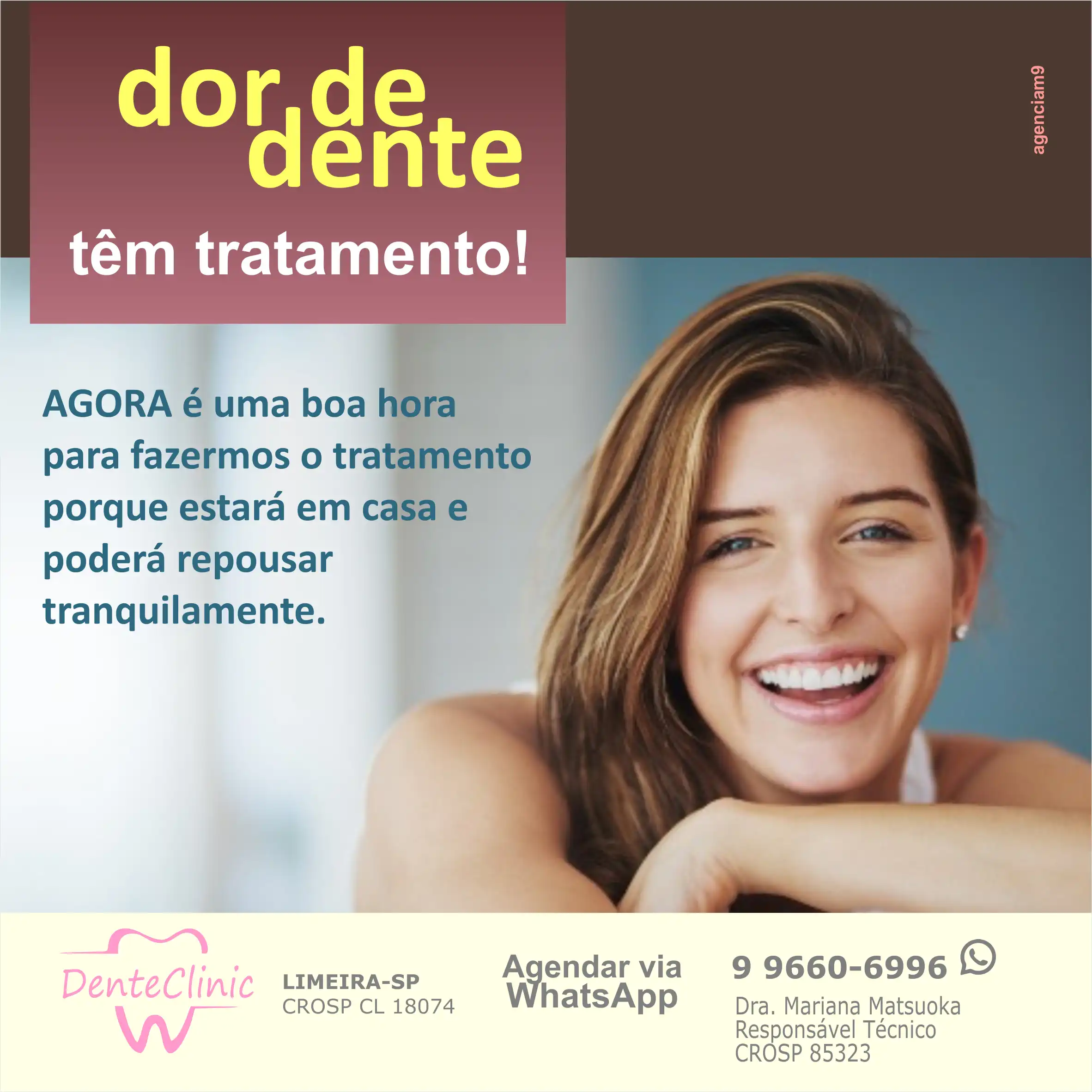 
Propaganda Dentista sobre Tratmento de Dor de Dente



