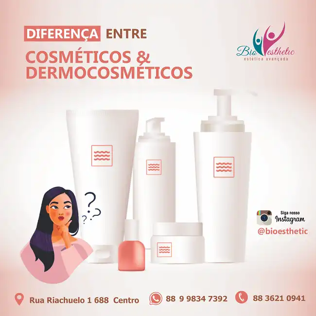 Propaganda Diferença Cosméticos e Dermocosméticos
