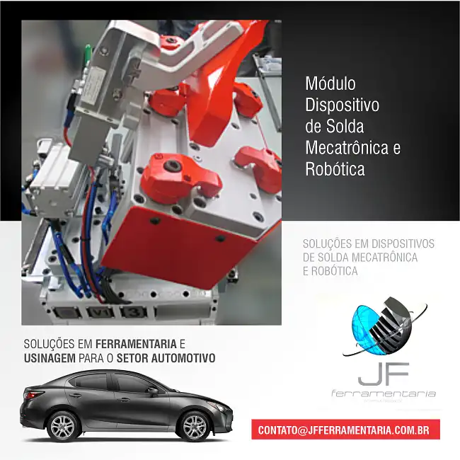 Propaganda Dispositivo de Solda Mecatrônica e Robótica
