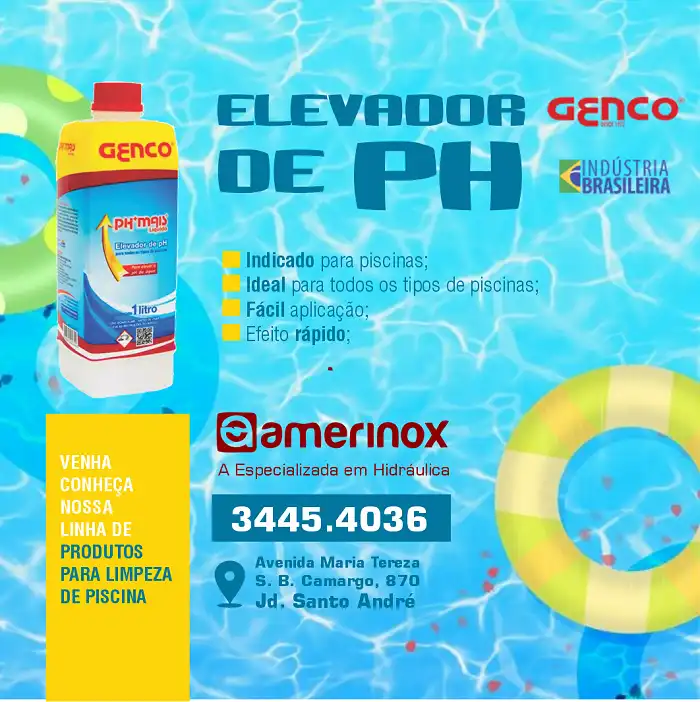 Propaganda Elevador de PH para Piscina
