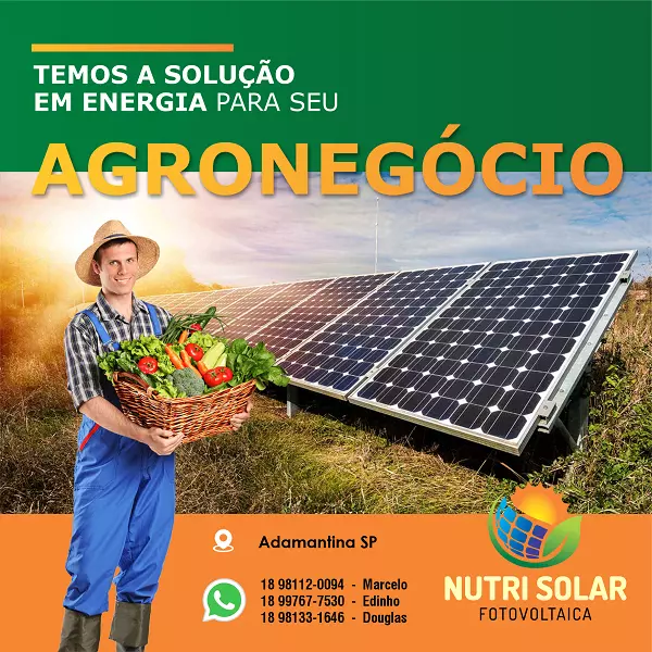 
Propaganda Energia Solar Agronegócio



