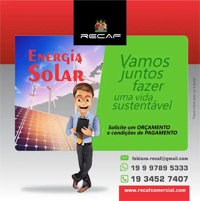 Propaganda Energia Sustentável Aplicação de Energia Solar
