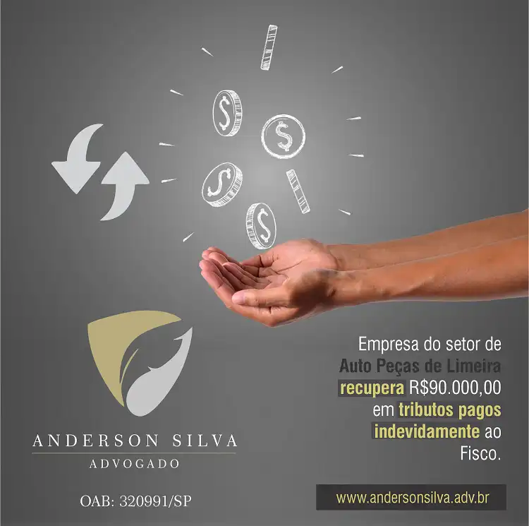 Propaganda Escritório Advocacia sobre Recuperação de Tríbutos

