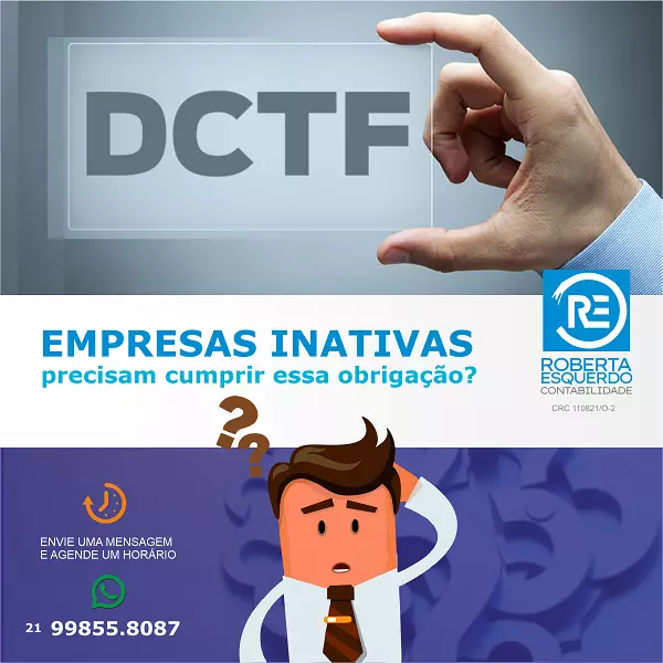 Propaganda Escritório de Contabilidade sobre DCTF Empresas Inativas
