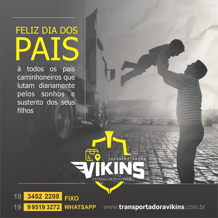 Propaganda Feliz Dia dos Pais Homenagem aos Caminhoneiros
