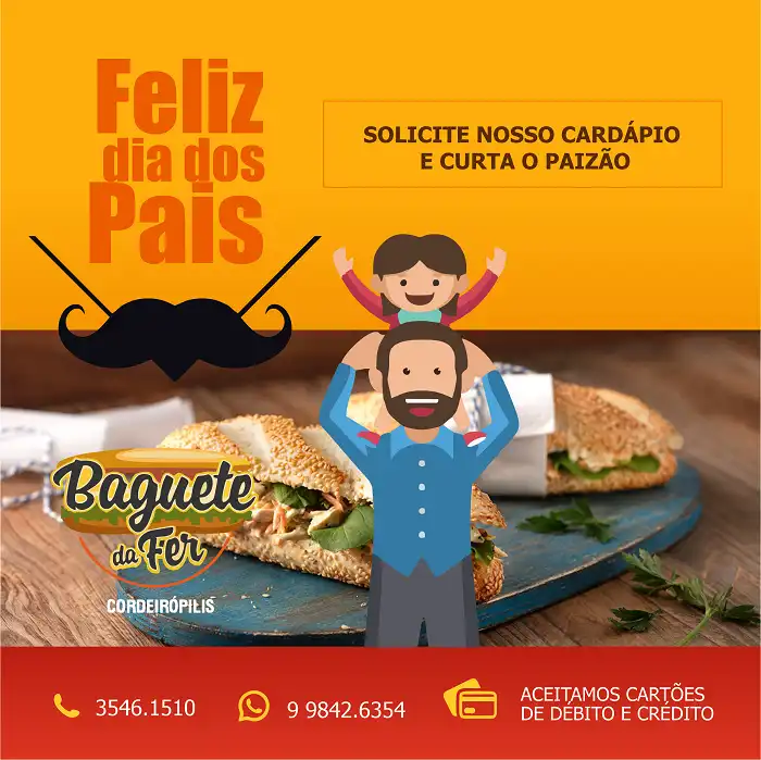 
Propaganda Feliz Dia dos Pais Lanchonete



