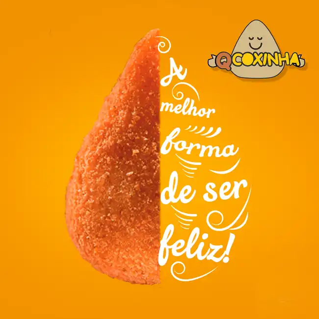 Propaganda Frase para Coxinha
